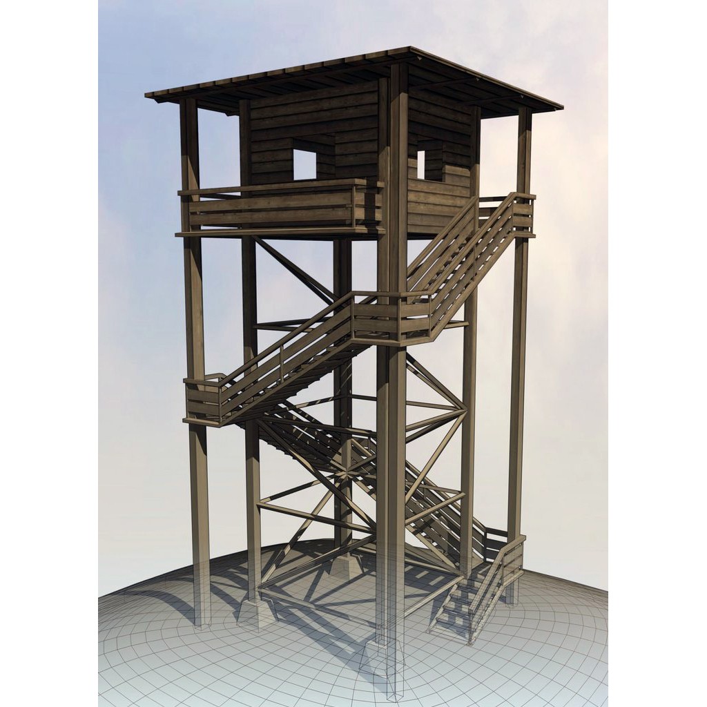Wooden Watch Tower preview image 2